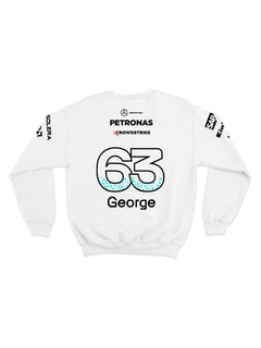 Moletom Mercedes George Russell 2025 Branco