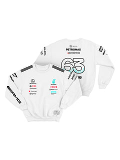 Moletom Mercedes George Russell 2025 Branco