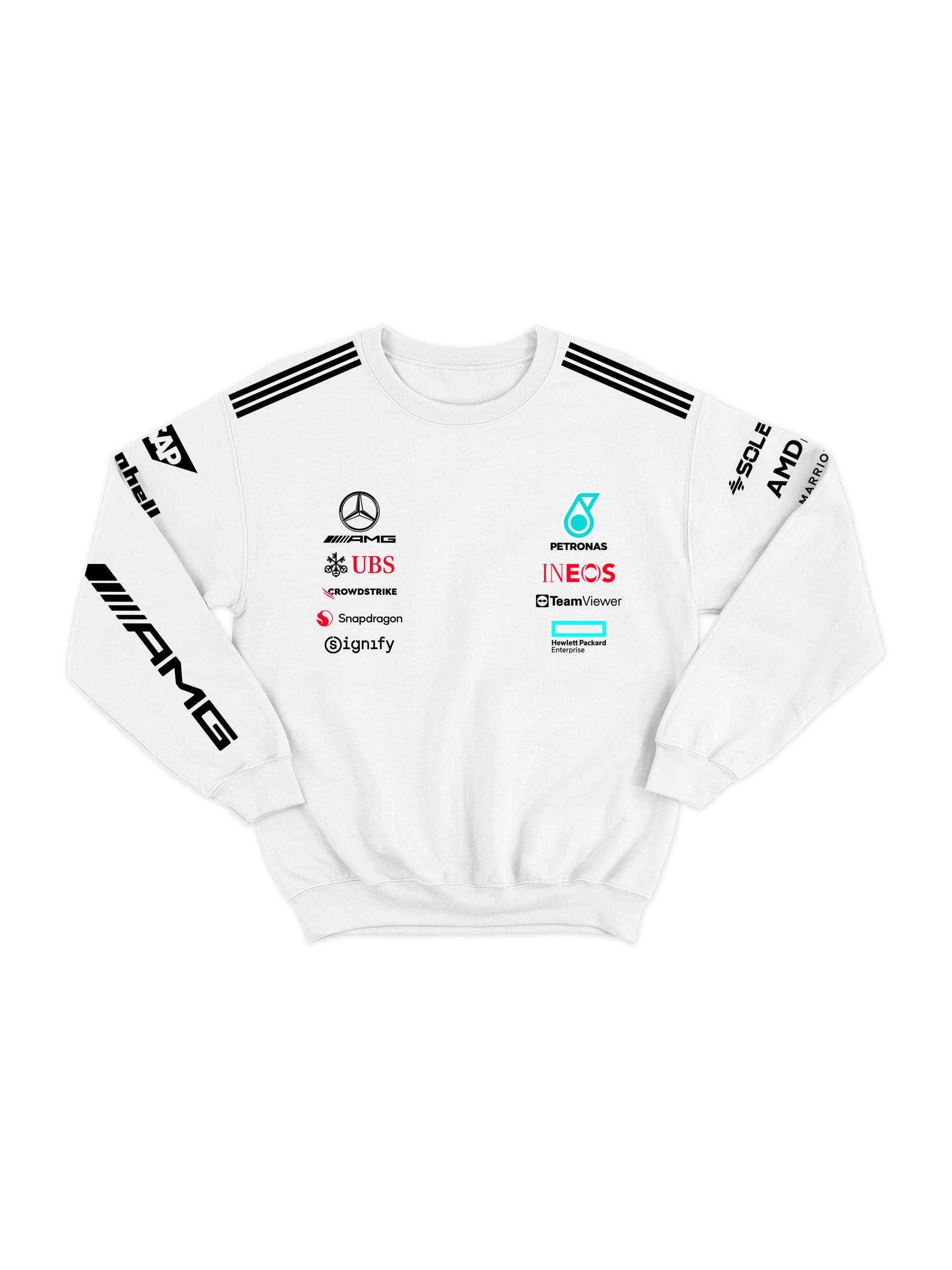 Moletom Mercedes 2025 Branco