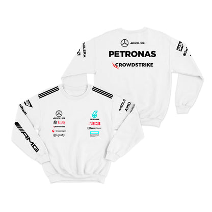 Moletom Mercedes 2025 Branco
