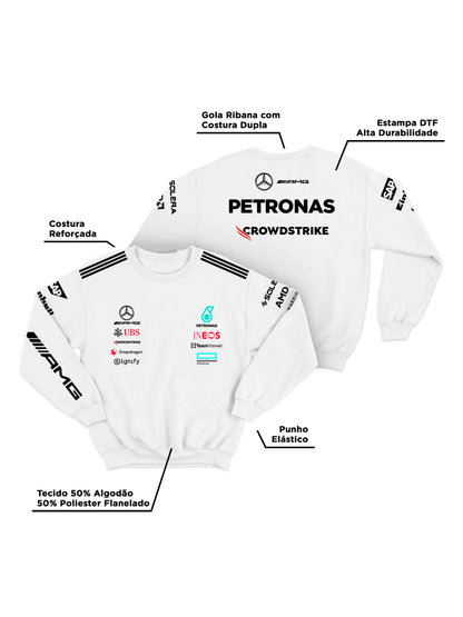 Moletom Mercedes 2025 Branco