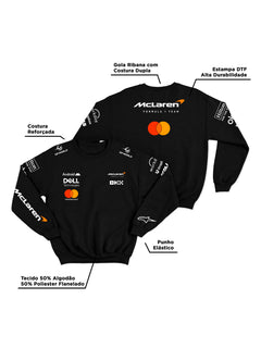 Moletom Mclaren 2025 Preto