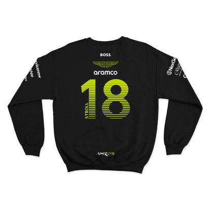 Moletom Aston Martin Lance Stroll 2025 Preto