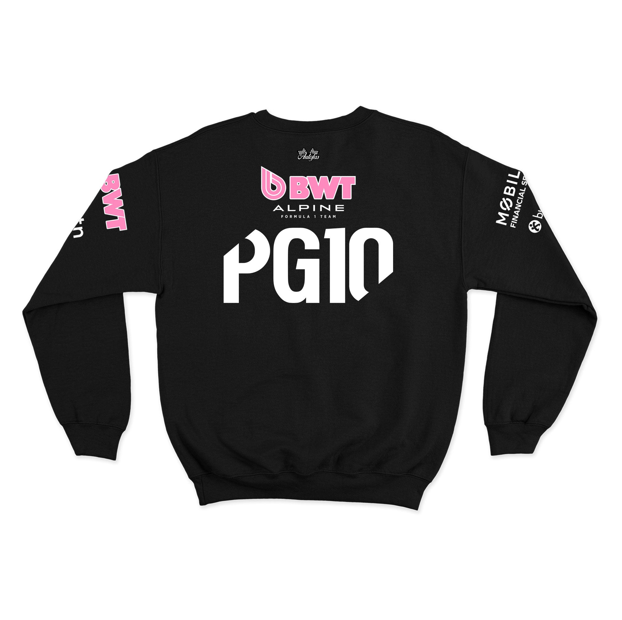 Moletom Alpine Pierre Gasly 2025 Preto