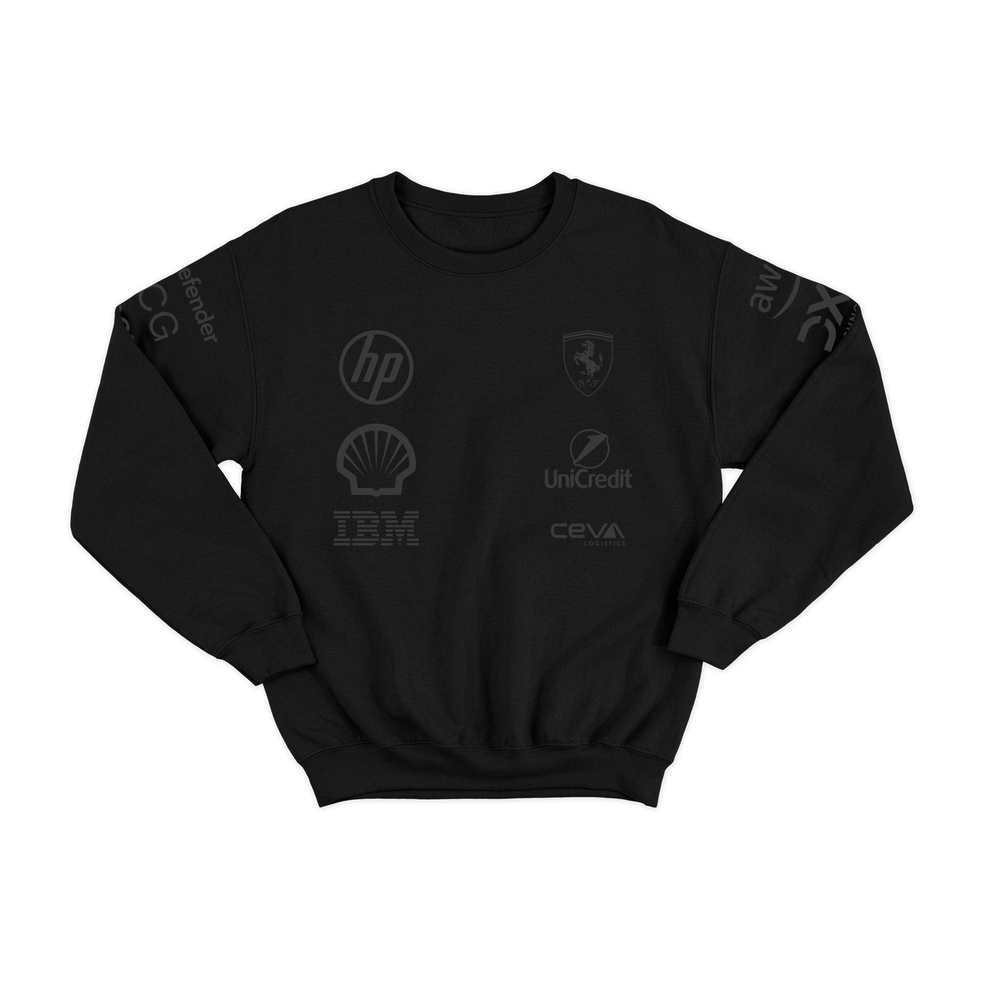 Moletom Ferrari Equipe All Black 2025 Preto