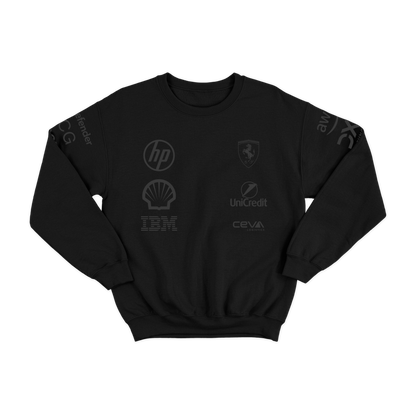Moletom Ferrari Equipe All Black 2025 Preto