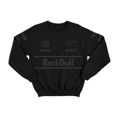 Moletom Redbull Equipe All Black 2025 Preto