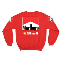 Moletom Mclaren Equipe Retrô Vermelho Careca
