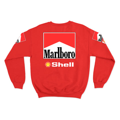 Moletom Mclaren Equipe Retrô Vermelho Careca