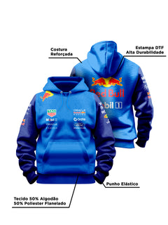 Moletom Canguru Red Bull Racing 2026 Azul