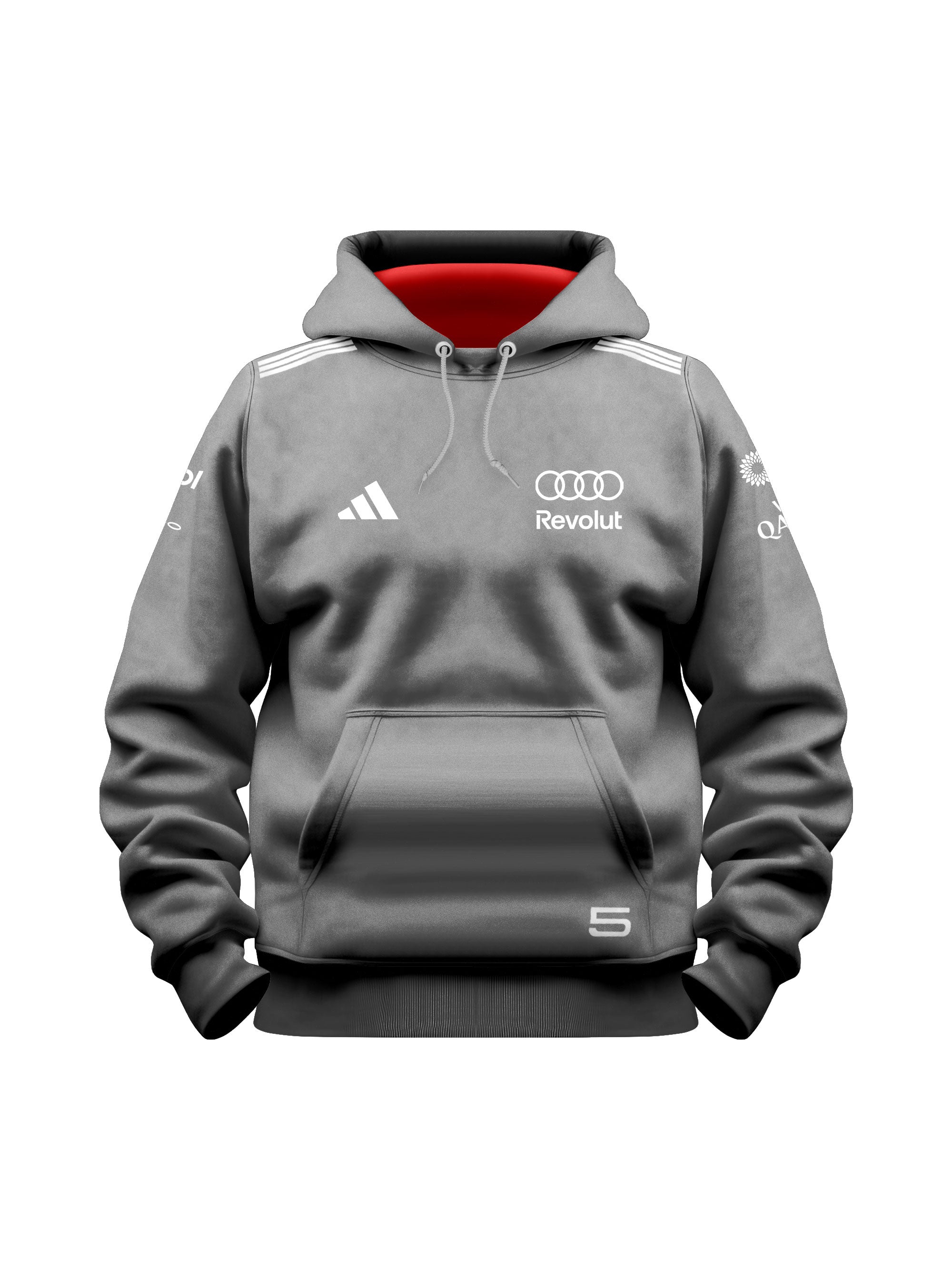 Moletom Canguru Gabriel Bortoleto Audi 2026 Cinza