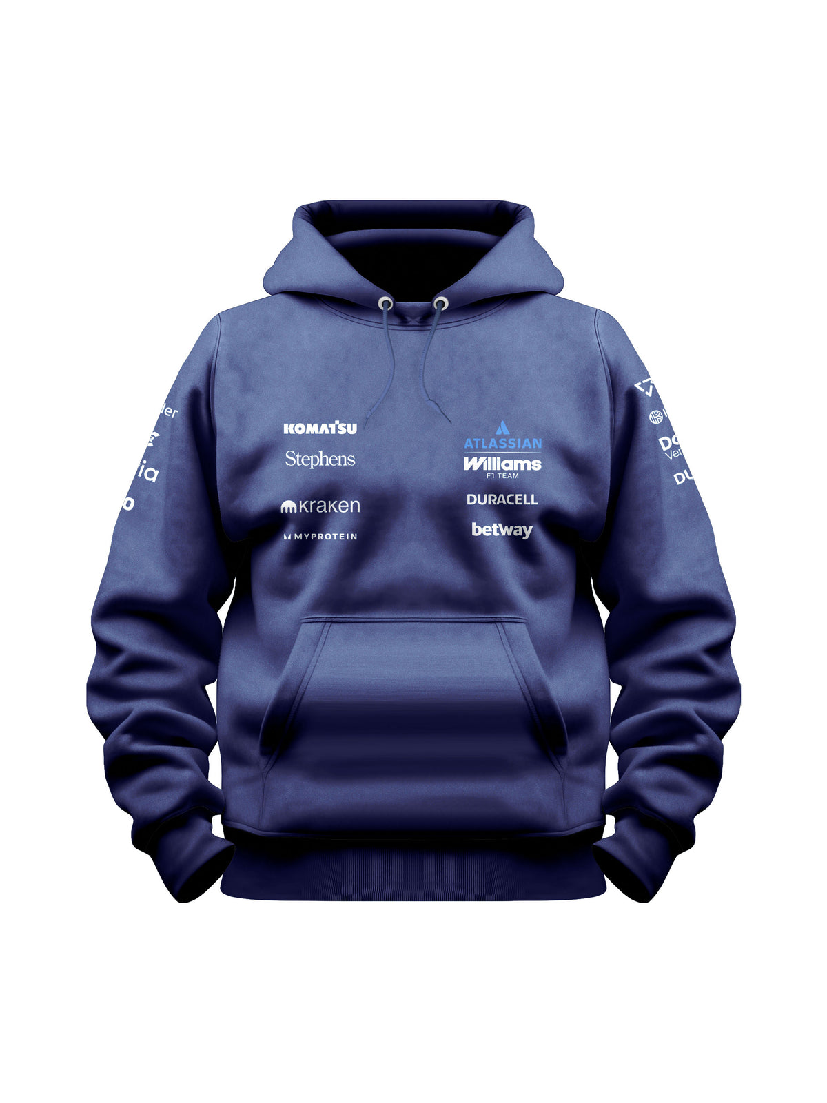Moletom Canguru Williams F1 2026 Azul Marinho
