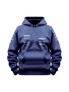 Moletom Canguru Williams F1 2026 Azul Marinho