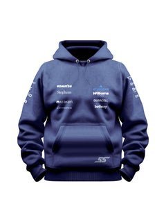 Moletom Canguru Carlos Sainz Williams 2026 Azul Marinho