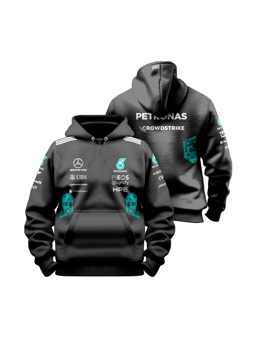 Moletom Canguru Mercedes AMG 2026 Preto