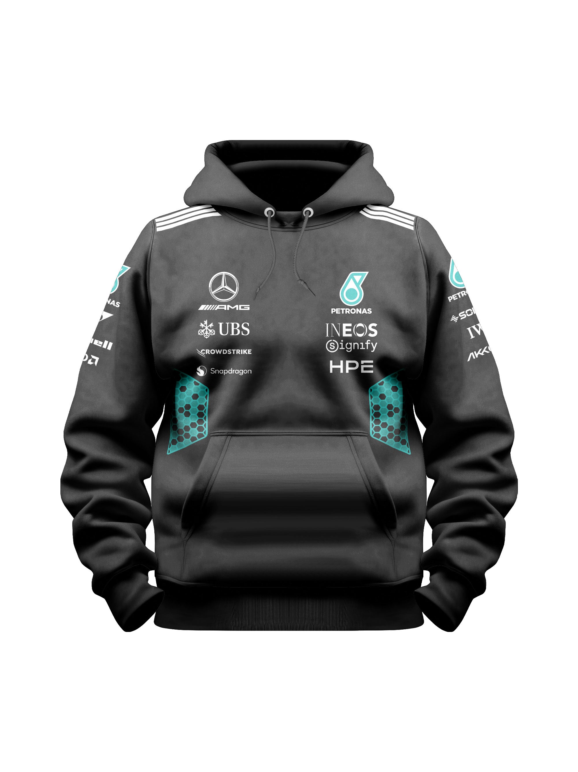 Moletom Canguru Mercedes AMG 2026 Preto