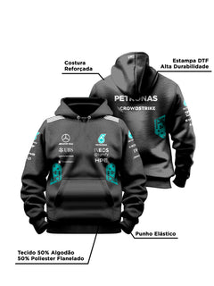 Moletom Canguru Mercedes AMG 2026 Preto