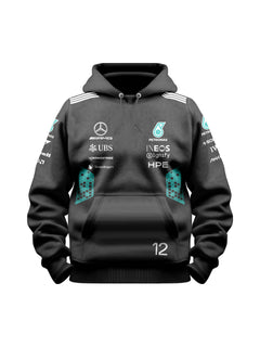 Moletom Canguru Kimi Antonelli Mercedes AMG 2026 Preto