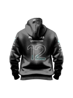 Moletom Canguru Kimi Antonelli Mercedes AMG 2026 Preto