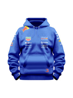 Moletom Canguru Max Verstappen Red Bull 2026 Azul Royal