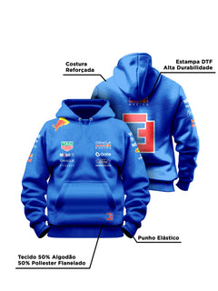 Moletom Canguru Max Verstappen Red Bull 2026 Azul Royal