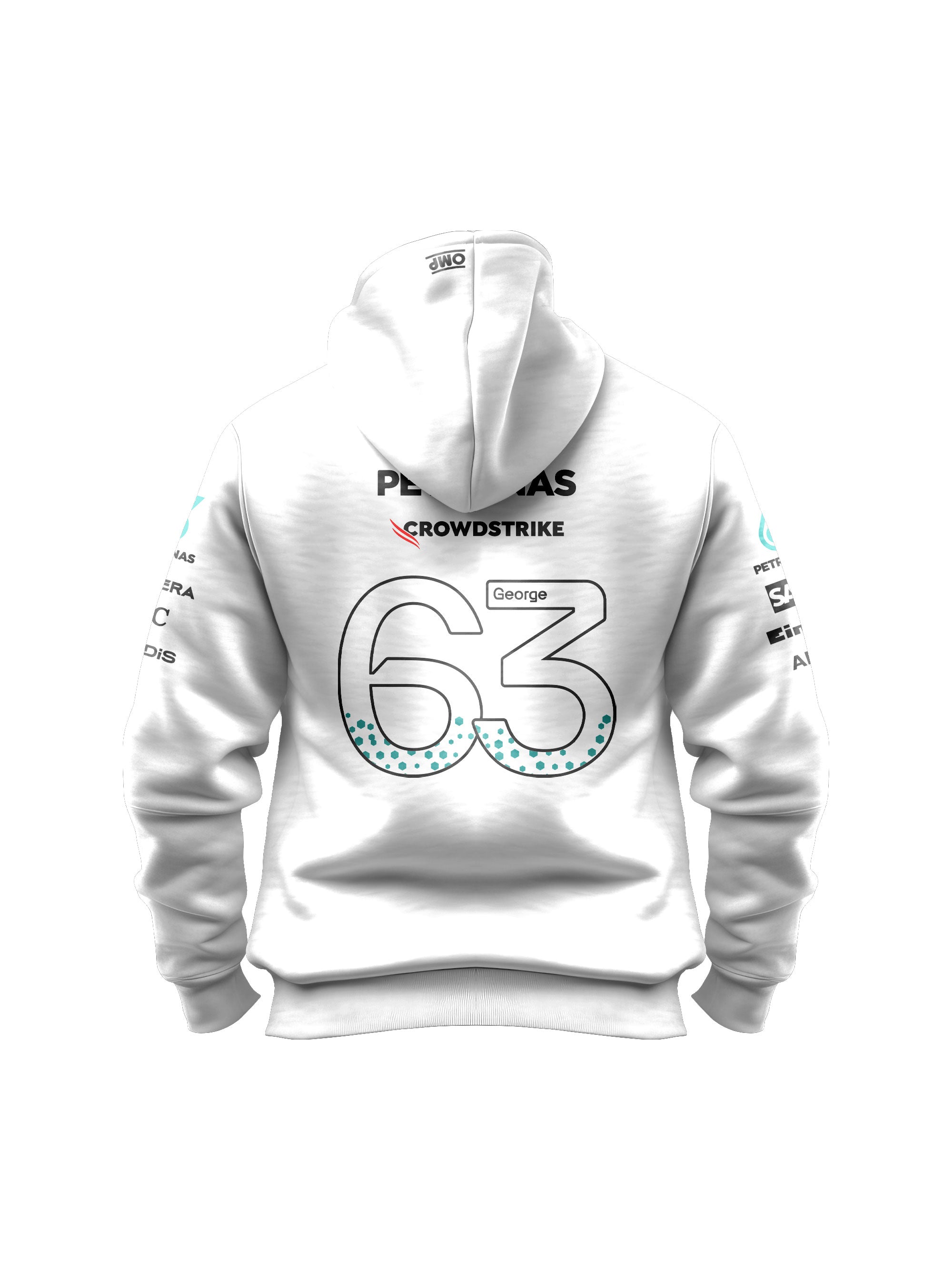 Moletom Canguru George Russell Mercedes AMG 2026 Branco