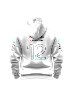 Moletom Canguru Kimi Antonelli Mercedes AMG 2026 Branco