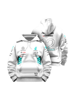 Moletom Canguru Kimi Antonelli Mercedes AMG 2026 Branco