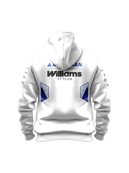 Moletom Canguru Williams F1 2026 Branco
