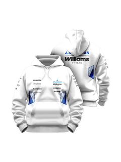 Moletom Canguru Williams F1 2026 Branco