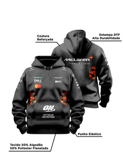 Moletom Canguru McLaren F1 2026 Preto