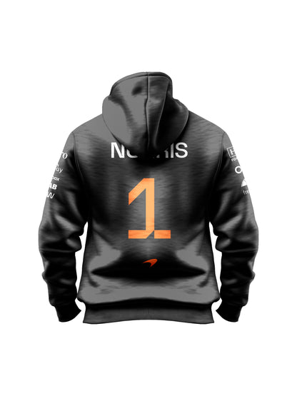 Moletom Canguru Lando Norris McLaren F1 2026 Preto
