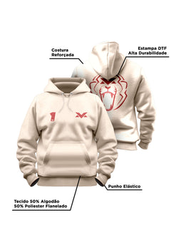 Moletom Canguru Max Verstappen The Lion Off White