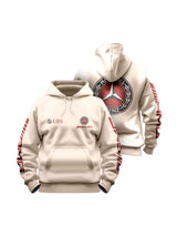 Moletom Canguru Mercedes AMG Retrô Logo Off White