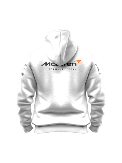 Moletom Canguru McLaren Branco 2024
