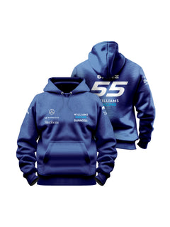 Moletom Canguru Williams Azul Marinho Carlos Sainz