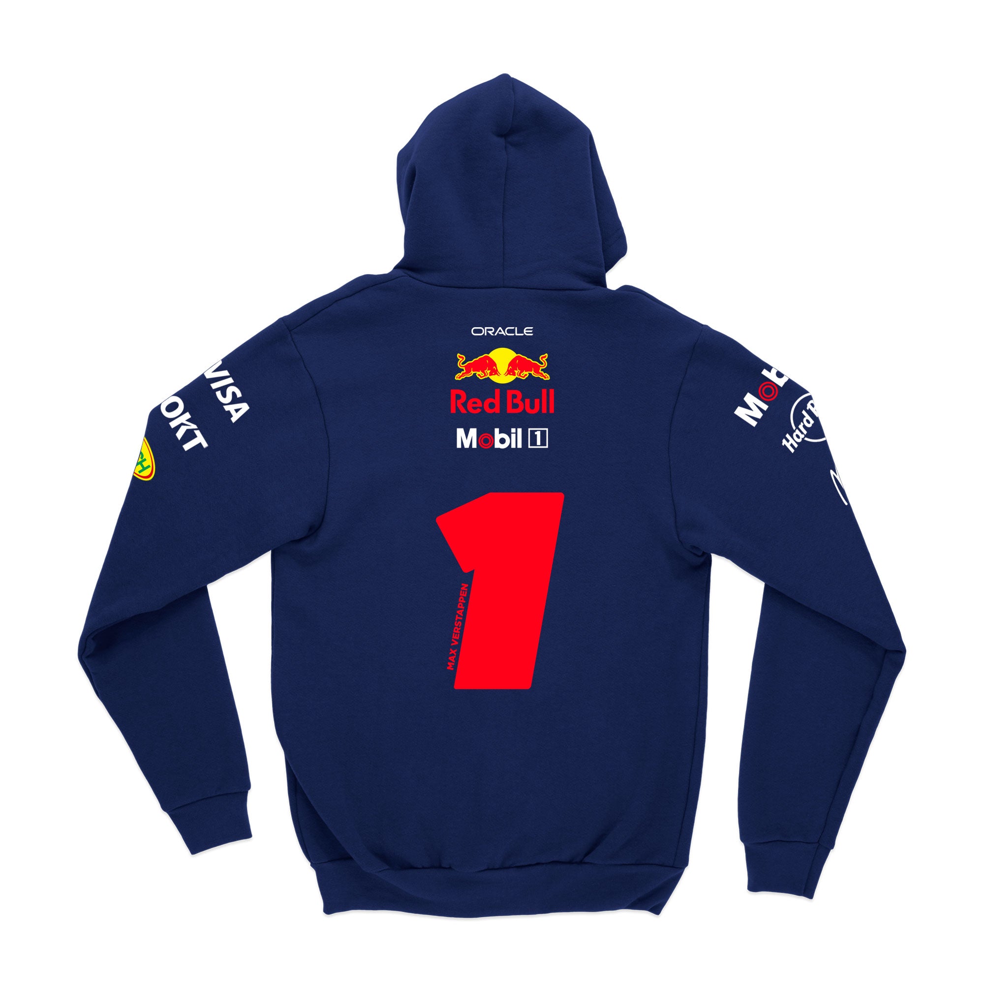 Moletom Canguru Max Verstappen Red Bull 2025 Azul Marinho