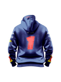 Moletom Canguru Max Verstappen Red Bull 2025 Azul Marinho