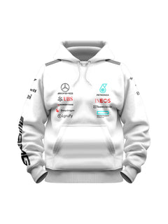 Moletom Canguru Mercedes 2025 Branco
