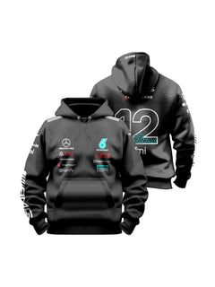Moletom Canguru Mercedes Kimi Antonelli 2025 Preto