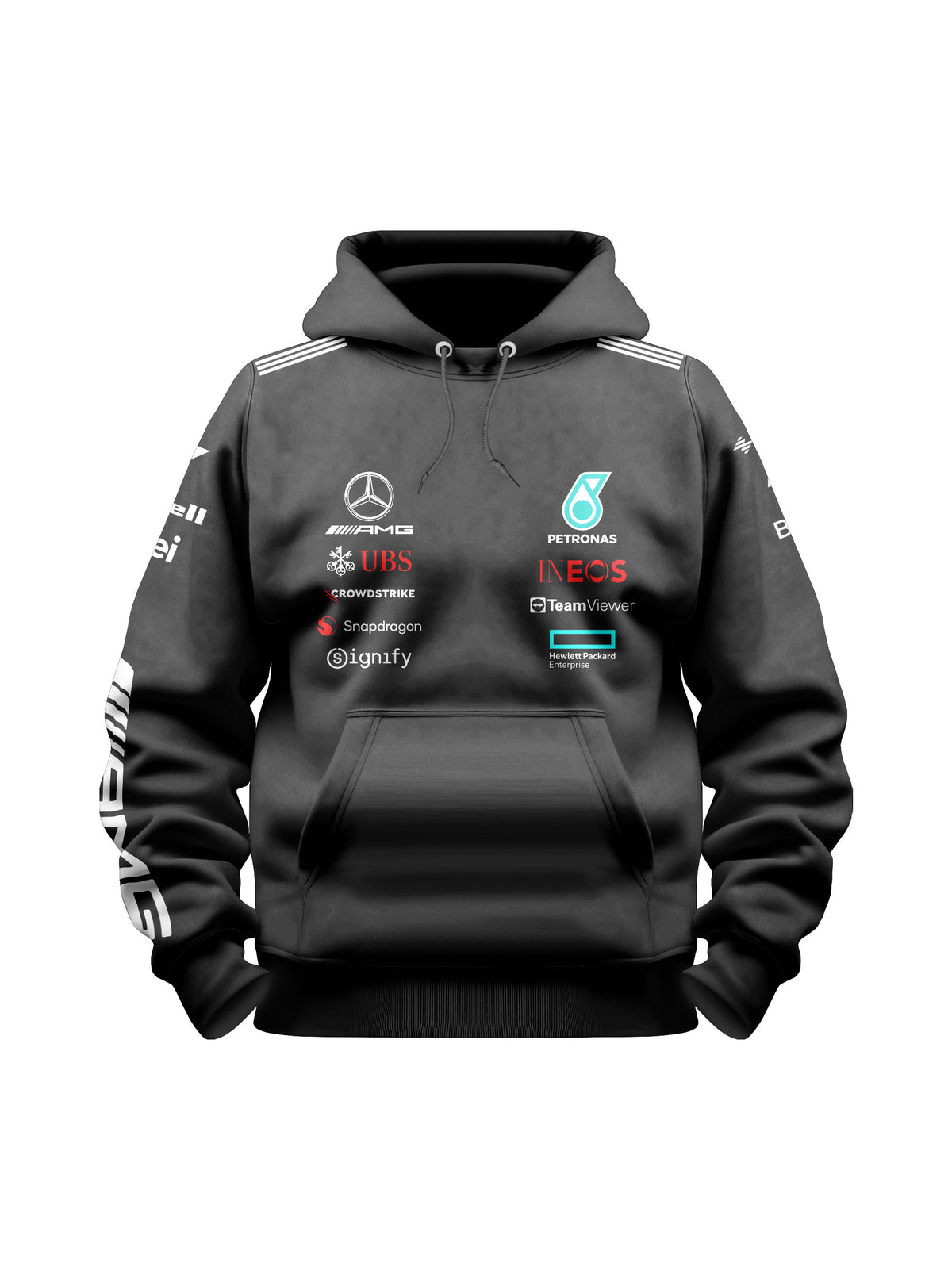Moletom Canguru Mercedes 2025 Preto