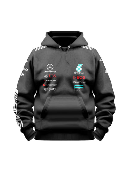 Moletom Canguru Mercedes 2025 Preto