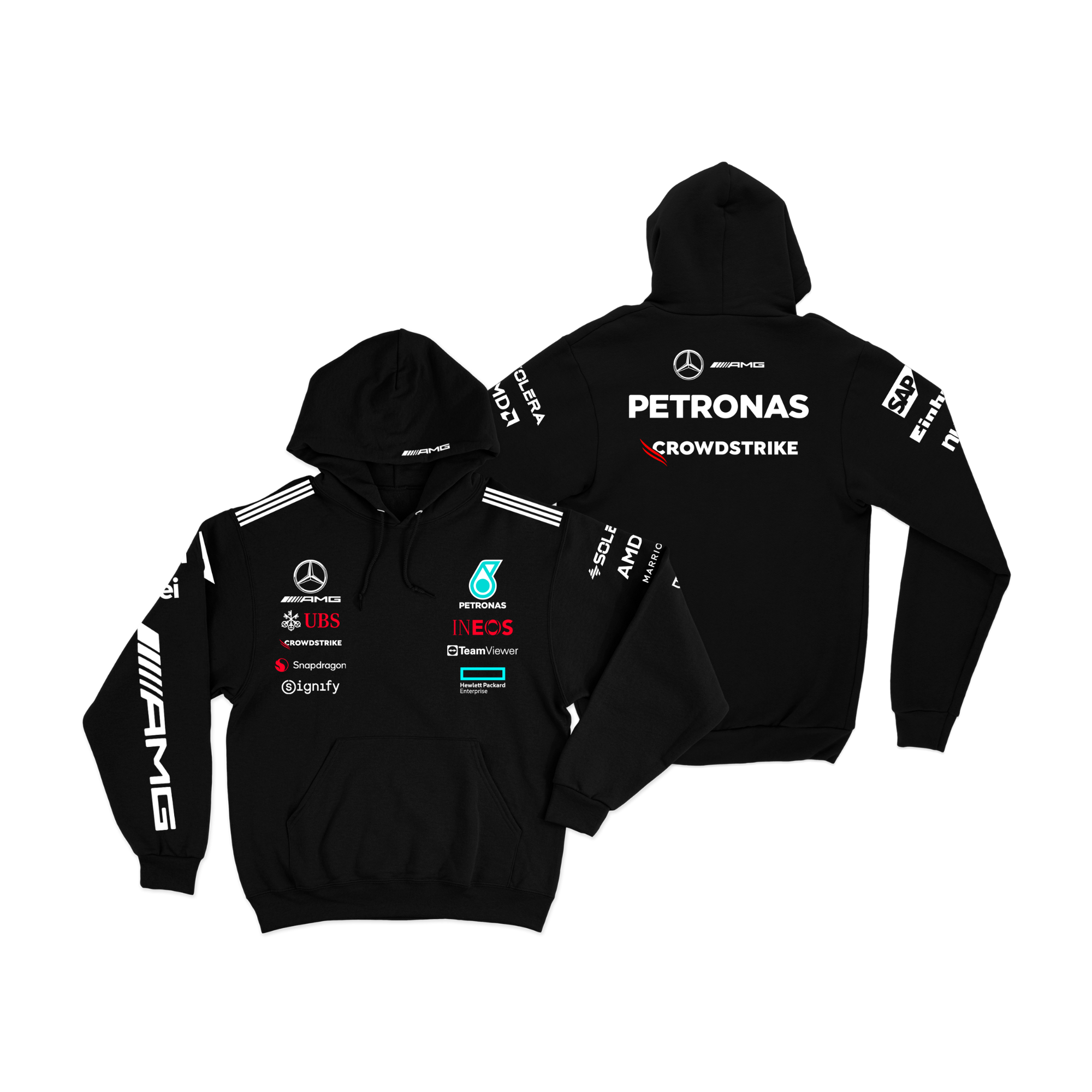 Moletom Canguru Mercedes 2025 Preto