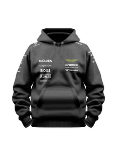 Moletom Canguru Aston Martin Fernando Alonso 2025 Preto
