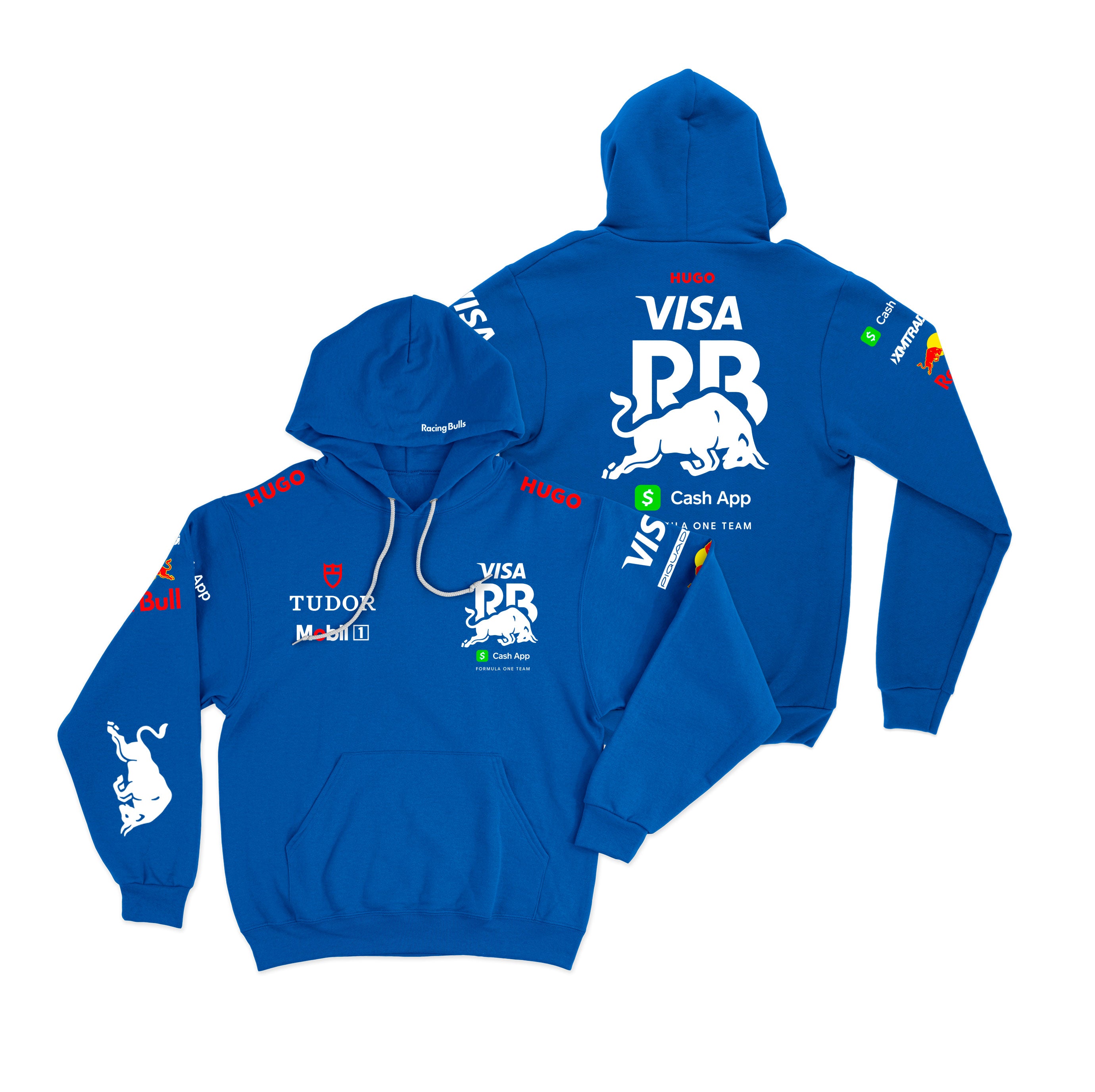 Moletom Canguru Racing Bulls 2025 Azul Royal