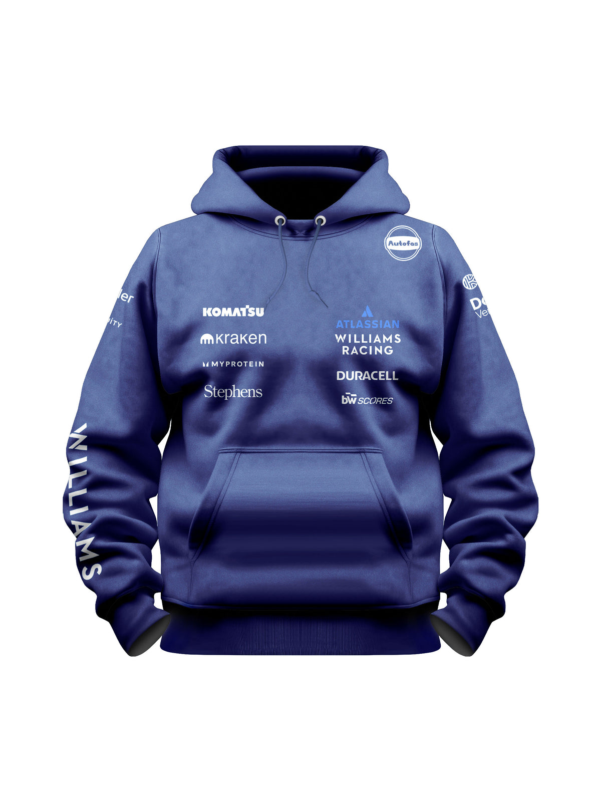 Moletom Canguru Williams Carlos Sainz 2025 Azul Marinho