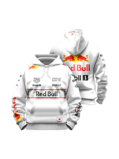 Moletom Canguru Edição Especial Japão Red Bull Branco 2025