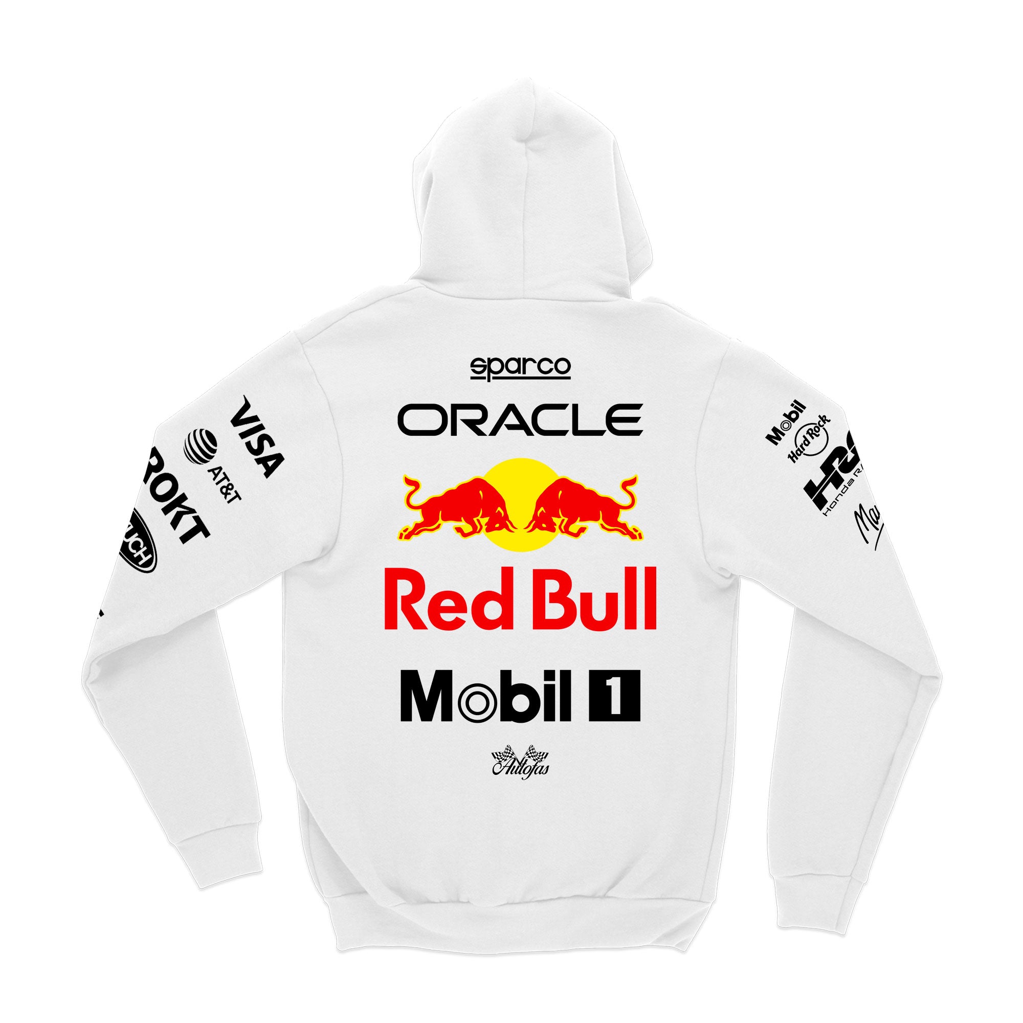 Moletom Canguru Edição Especial Japão Red Bull Branco 2025