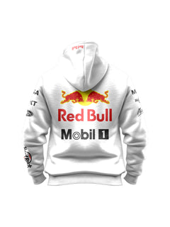 Moletom Canguru Edição Especial Japão Red Bull Branco 2025