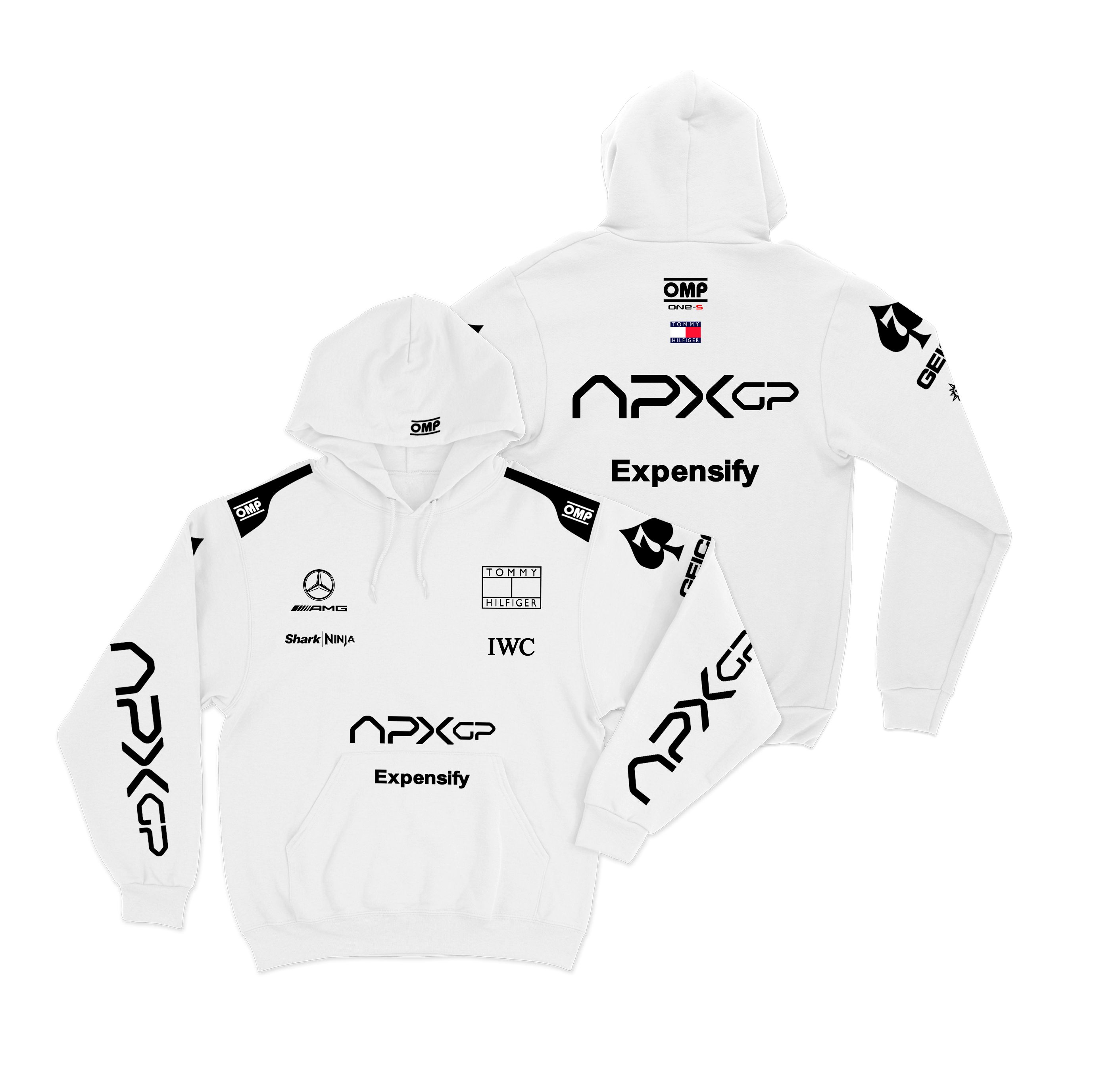 Moletom Canguru Filme F1 APXGP Branco